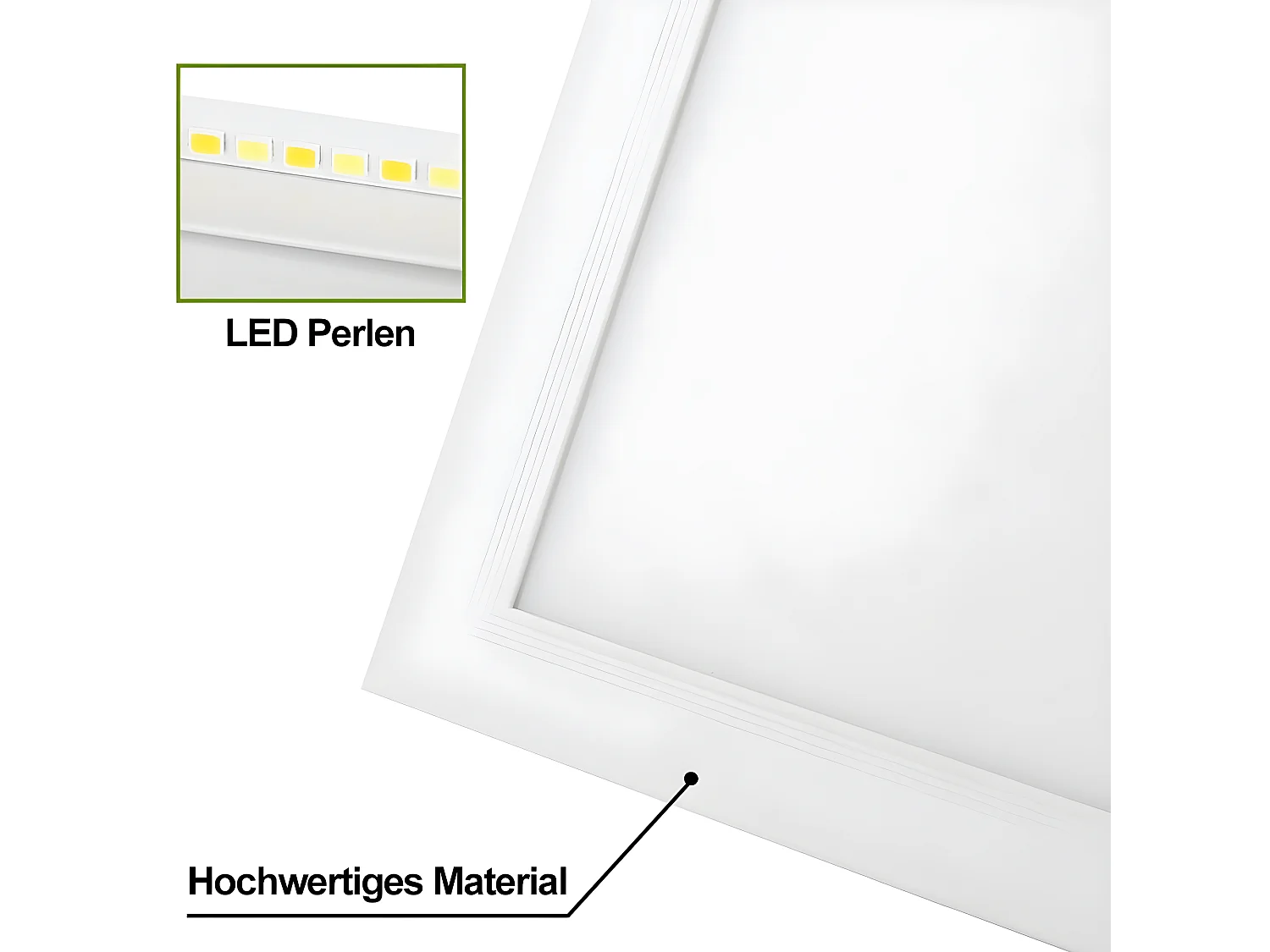 LED Deckenleuchte Panel Weiß, 42w Länge Dimmbar Deckenlampe Mit Fernbedienung 100x25 Cm