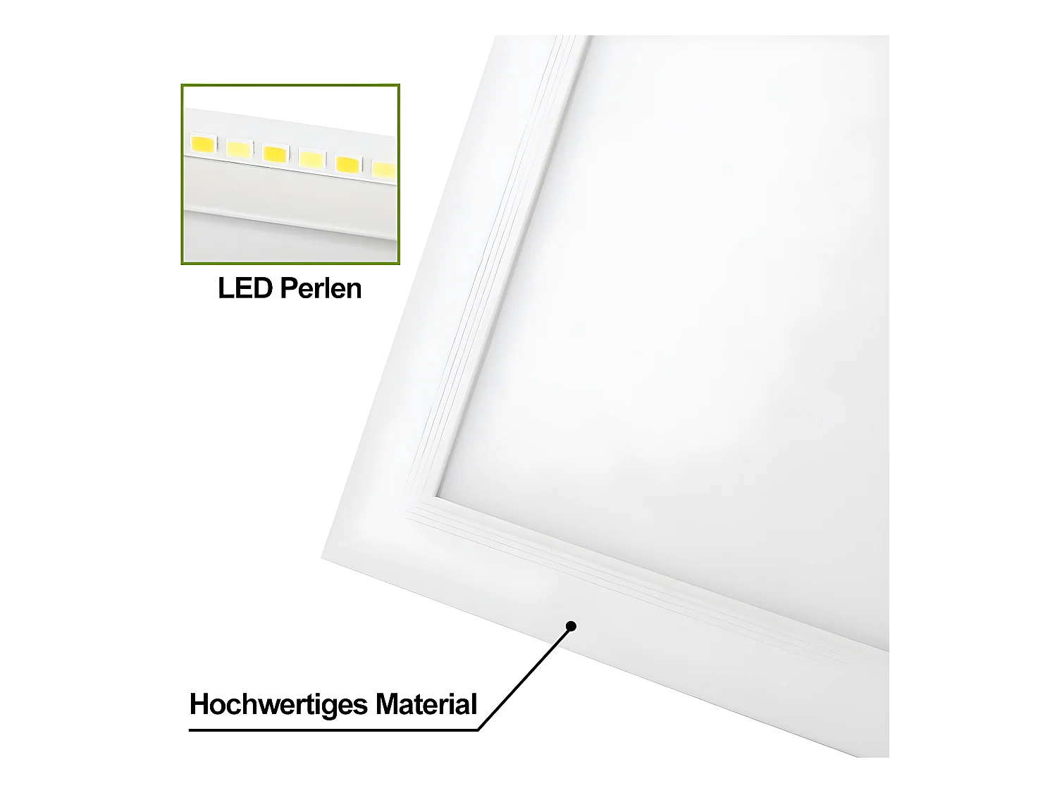 NETTLIFE Plafondlamp LED, LED paneel ultraplat,42W, Dimbaar met Afstandsbediening - 3000K-6500K Instelbare Kleurtemperatuur , Wit , 100x25x4.5 cm (LxBxH)