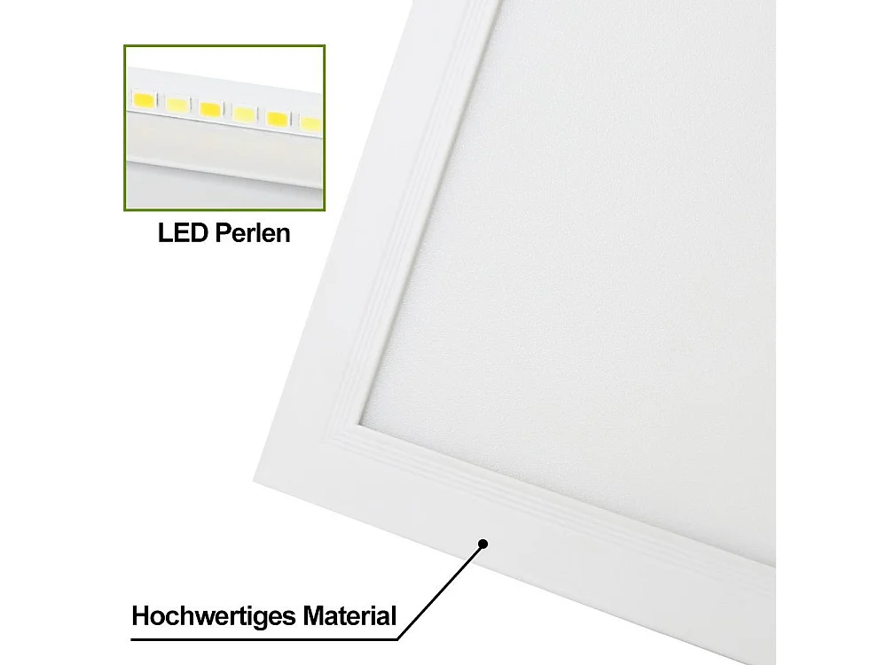 NETTLIFE Plafonnier LED panneau Blanc moderne, 42W longueur Lampe de plafond dimmable avec télécommande 100x25 cm pour salon chambre bureau cuisine