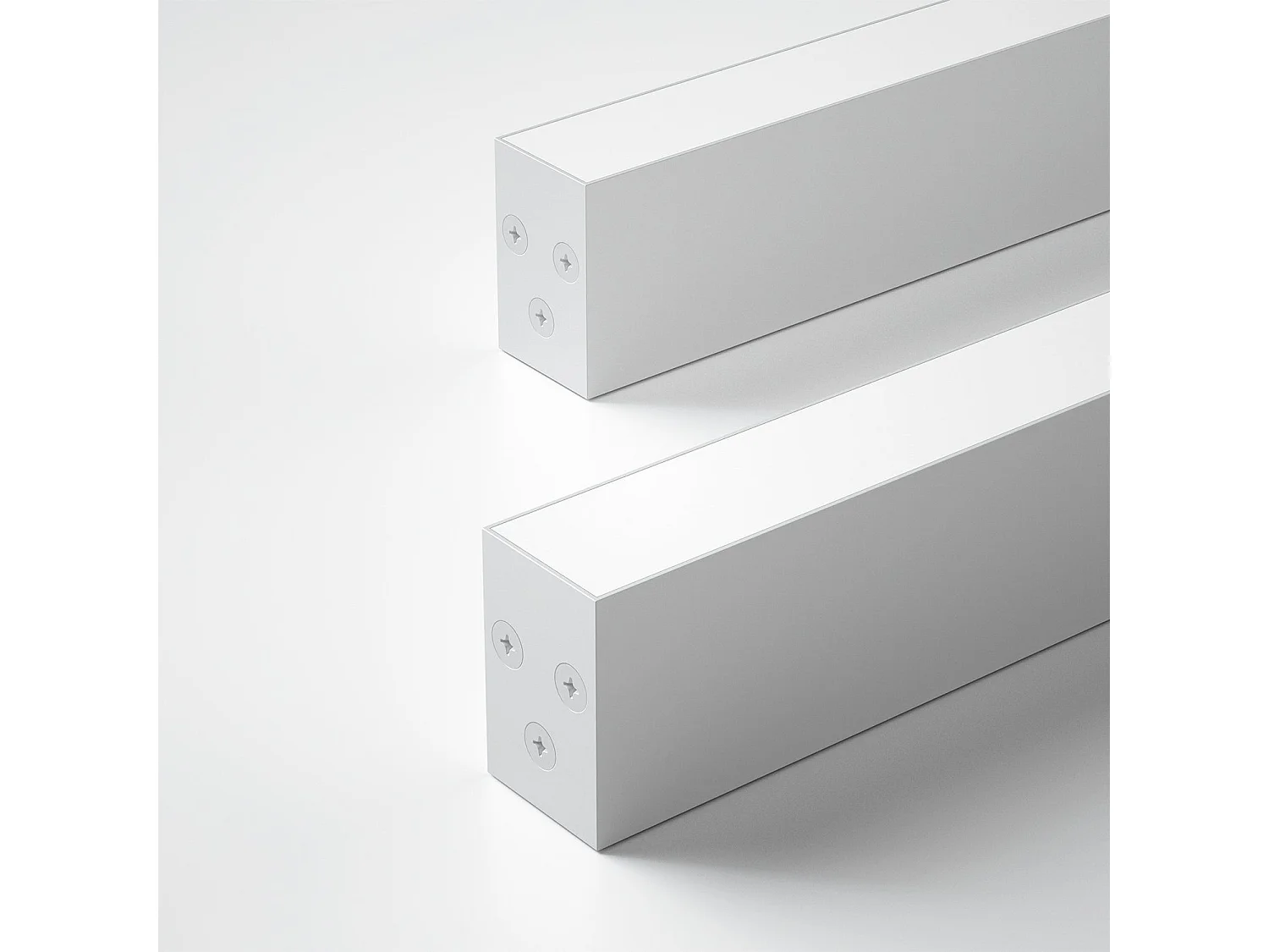 NETTLIFE Lámpara de Techo LED Moderna Lámpara de Escritorio de Techo de 80 CM de Largo 25 W Regulable con Control Remoto para Sala de Estar Dormitorio