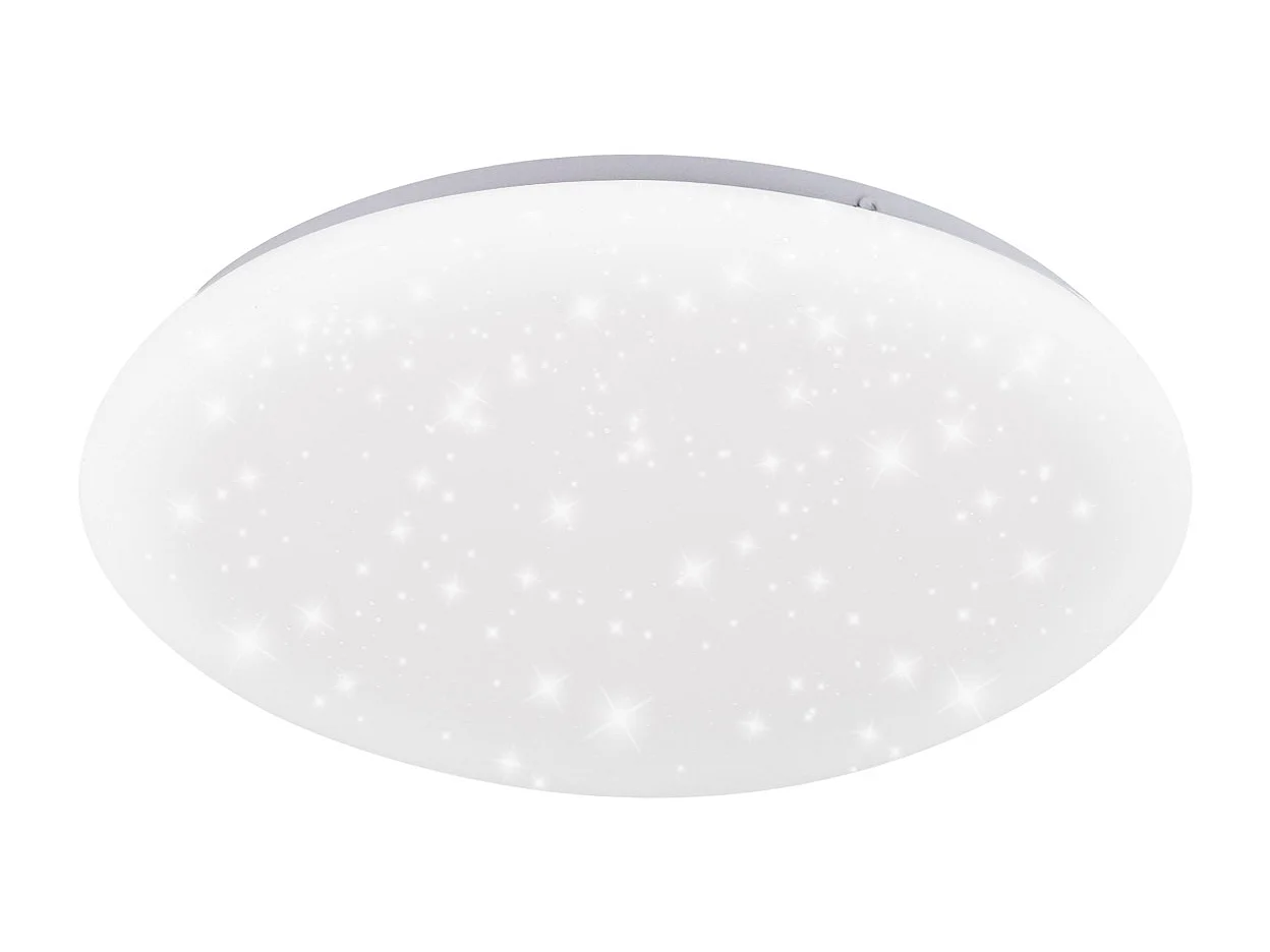 NETTLIFE Plafonnier LED 12W, 6000K, 25cm Blanc Neutre Éclairage de Plafond Ciel Étoilé Lampe de Couloir Ronde pour Chambre d'Enfant Salon