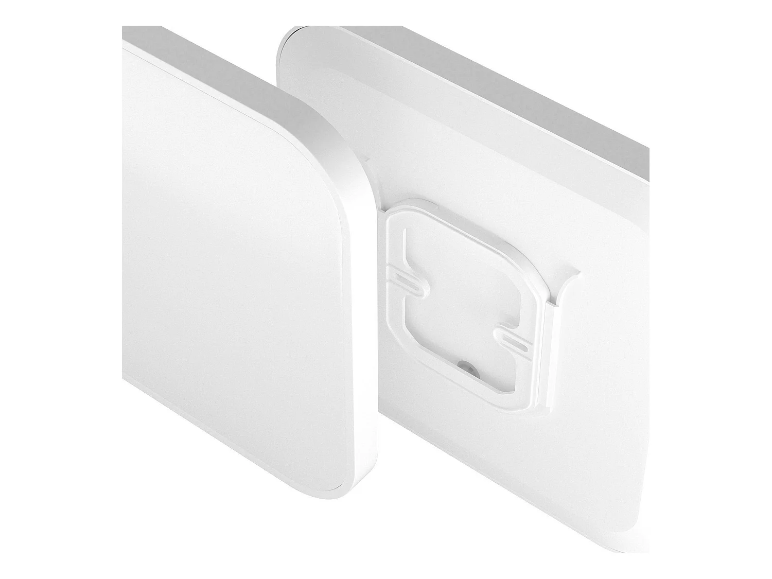 NETTLIFE Plafondlamp - LED - Ø 27 cm - witte plafonniére - 19W - warmwit licht - rechthoek