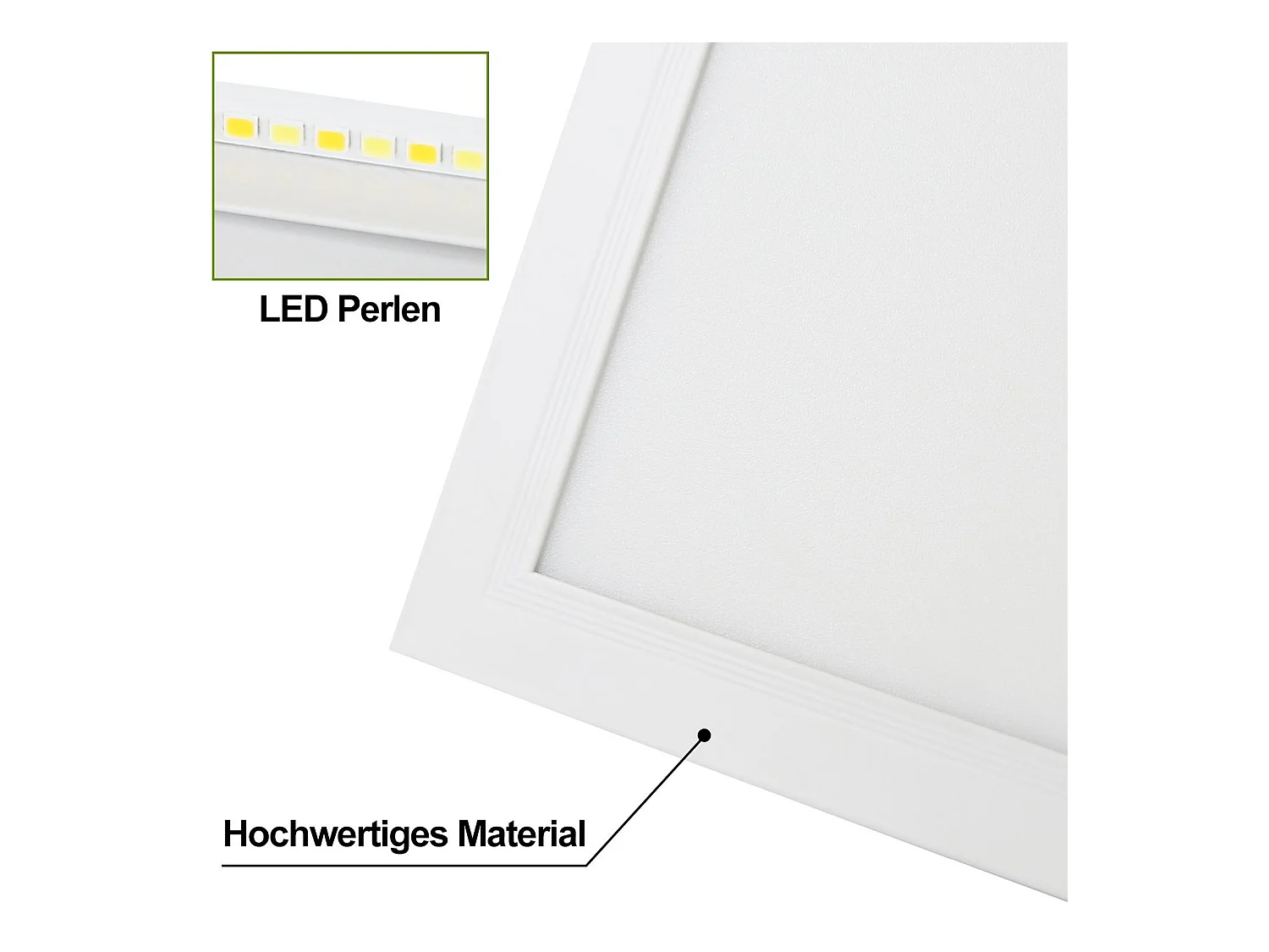 NETTLIFE LED-plafondlamp, 80 x 30 cm, 39W, 3000K dimbaar, plat, lamp met afstandsbediening, paneel, wit, bureaulamp voor de keuken