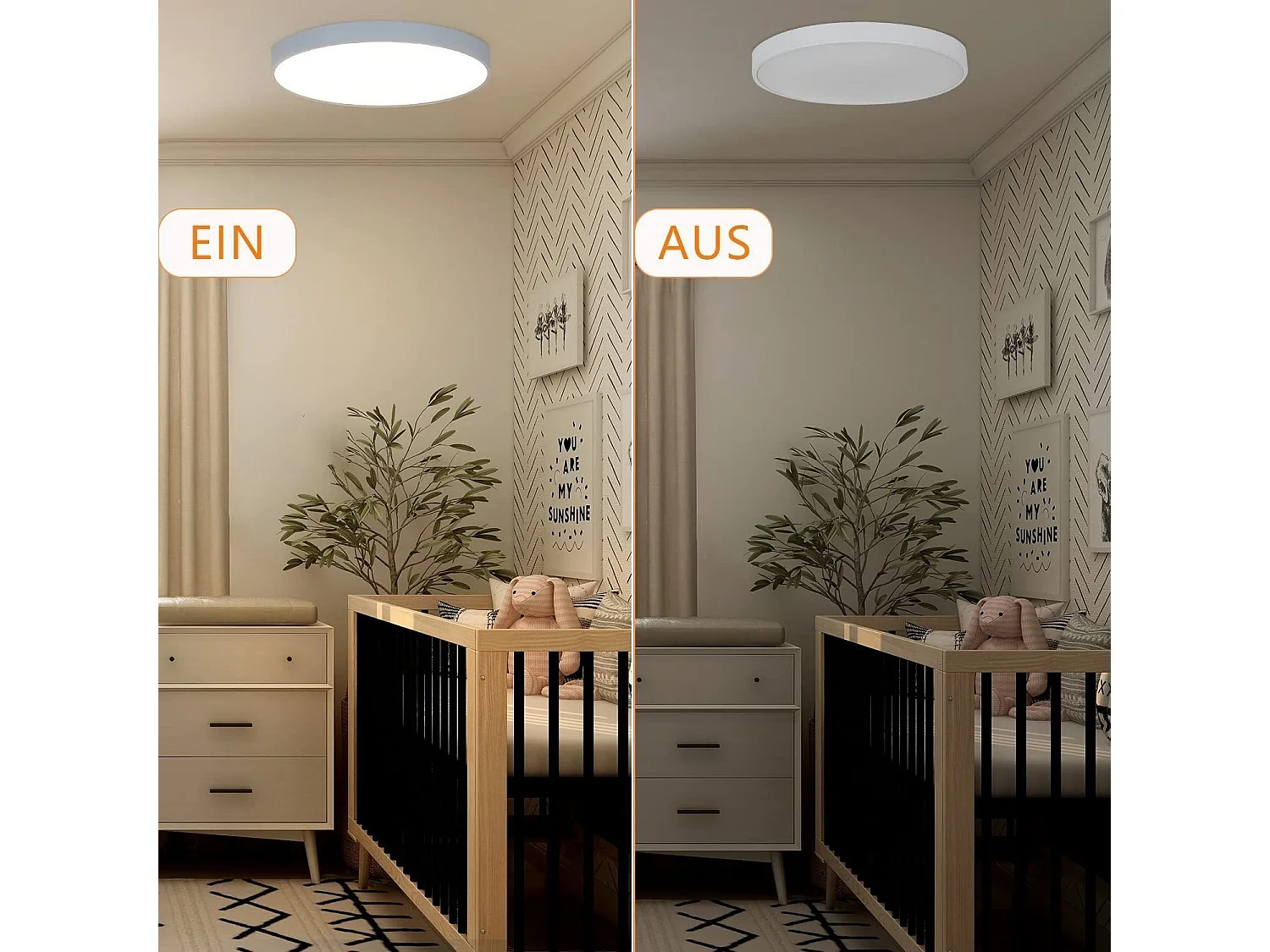 NETTLIFE Lampa Sufitowa LED 28 cm Okrągła IP44 Biała 4000 K 17 W Płaska do Sypialni Kuchnia Łazienka Przedpokój