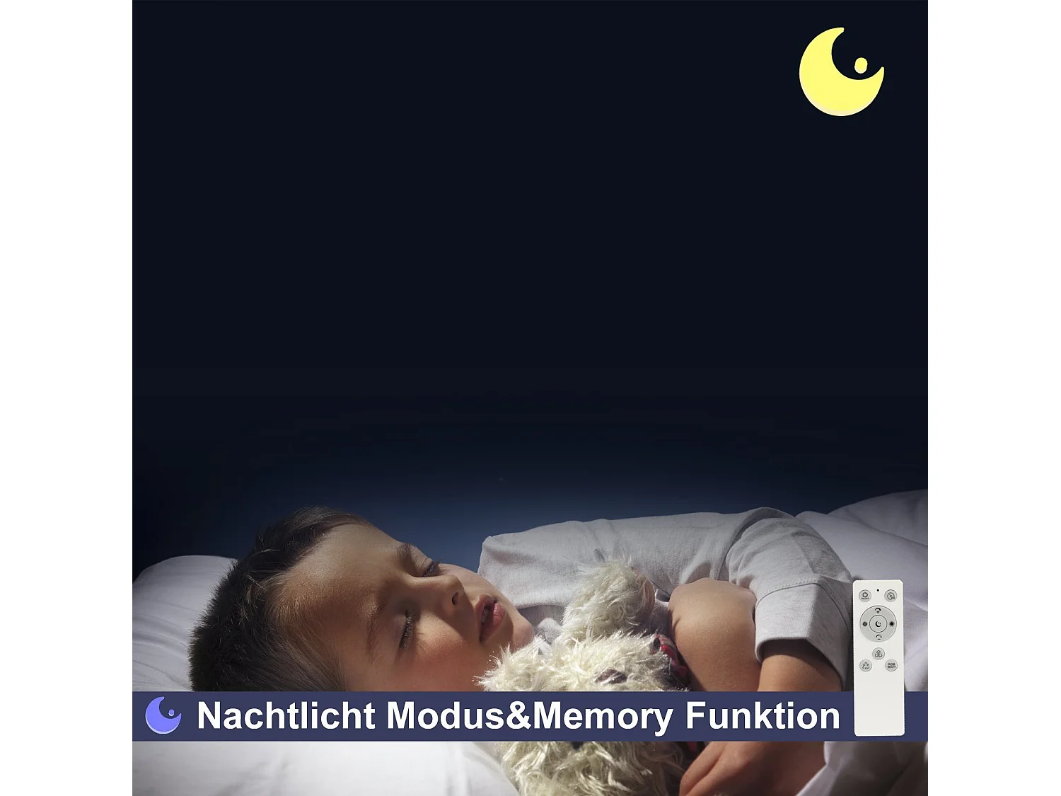 NETTLIFE Dimbare LED-plafondlamp 18W RGB Vierkant 30cm 3000K-6500K voor slaapkamer, kinderkamer, keuken, woonkamer, badkamer