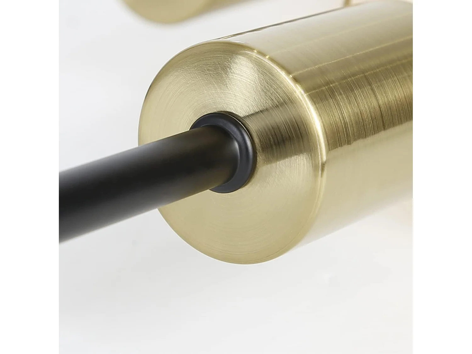 NETTLIFE Plafondlamp - 6xE27 Fitting - goud - Vintage Woonkamerlamp - Kroonluchter - Slaapkamerlamp - zonder gloeilamp