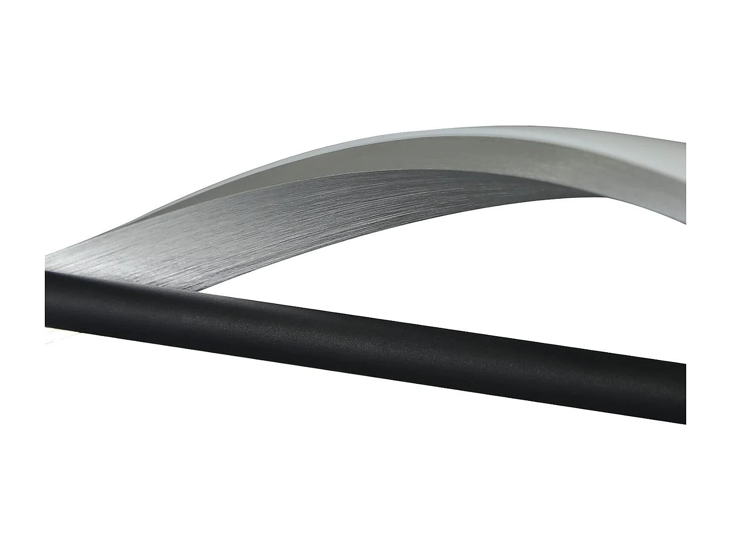 NETTLIFE Plafonnier LED Design Moderne Lampe de Salon 100 cm de Long Dimmable avec Télécommande 22 W pour Chambre Cuisine Couloir Bureau Étude