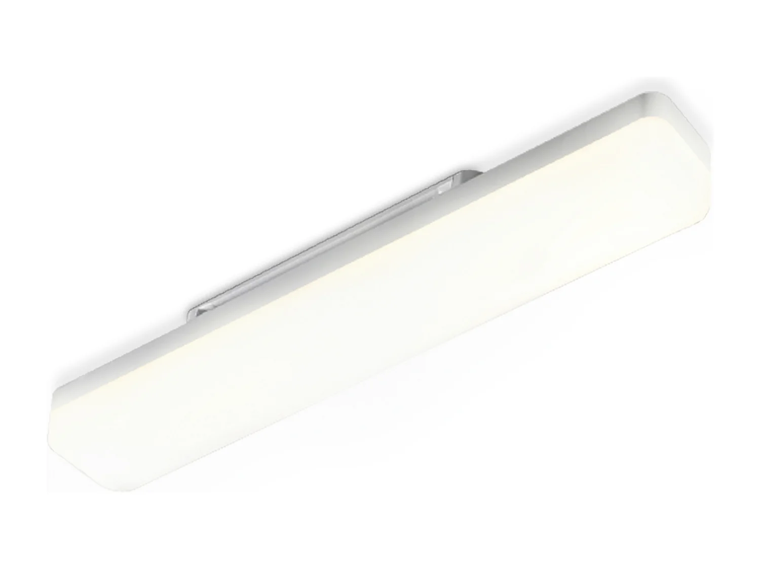 NETTLIFE Plafonnier LED Cuisine 24W Lumière du Jour Plafond 60cm de Long 4000K Blanc Neutre Lampe de Couloir Intérieur pour Garage Sous-Sol Bureau