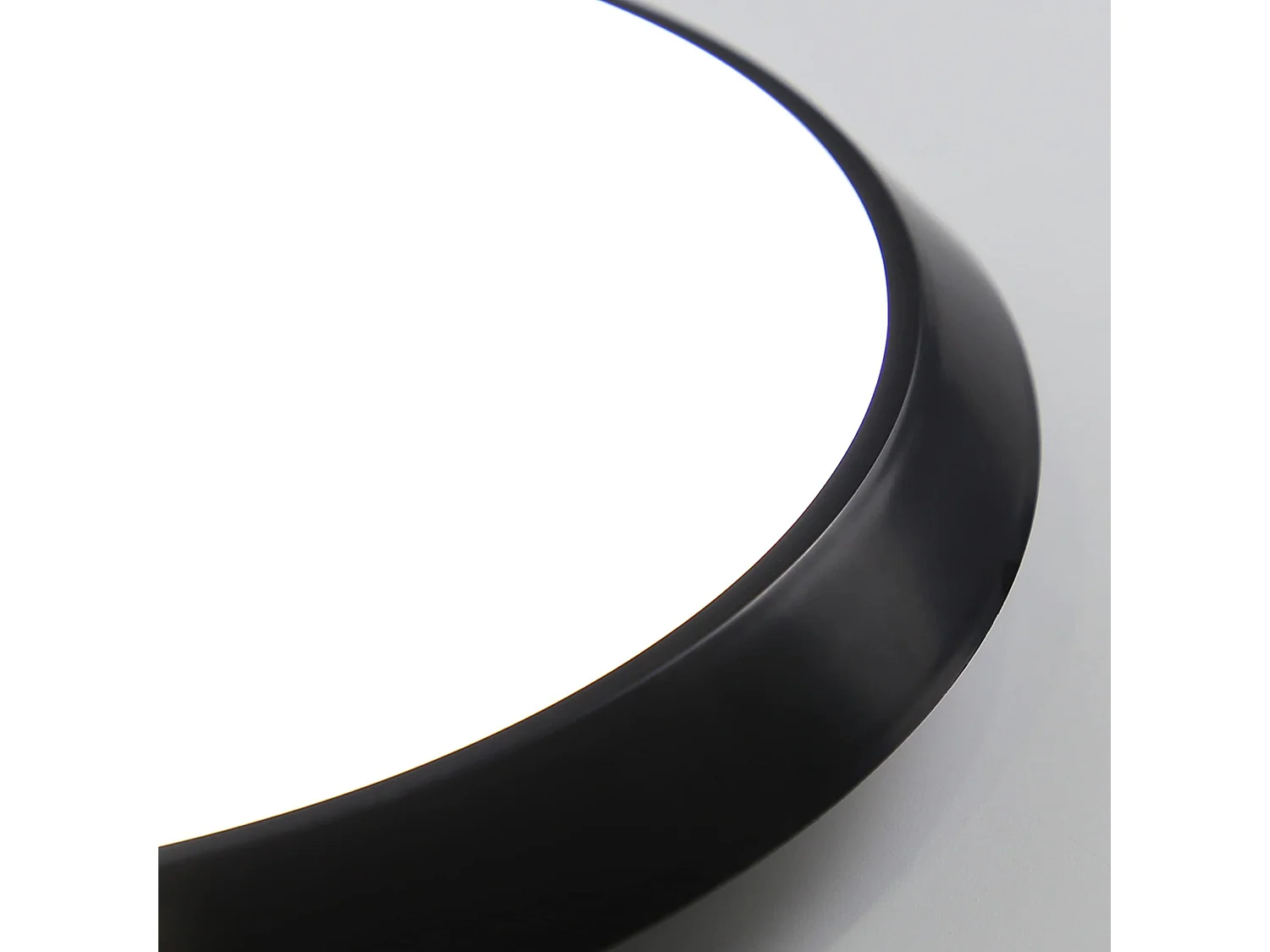 NETTLIFE Plafonnier LED avec détecteur de mouvement intérieur noir IP44 15 W Lampe de cave ronde avec détecteur de mouvement Ø 30 cm 4000 K