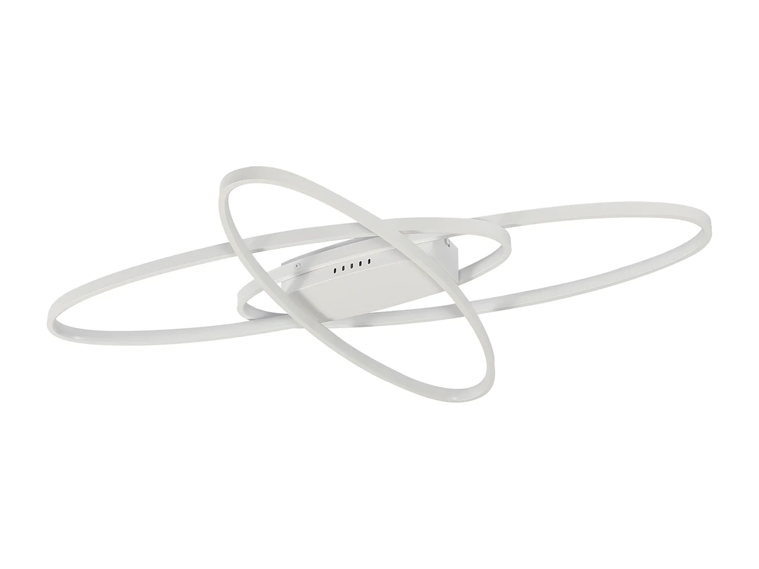 Dimmbare LED Deckenleuchte Moderne weiße Lampe mit Fernbedienung 75W Innenarchitektur