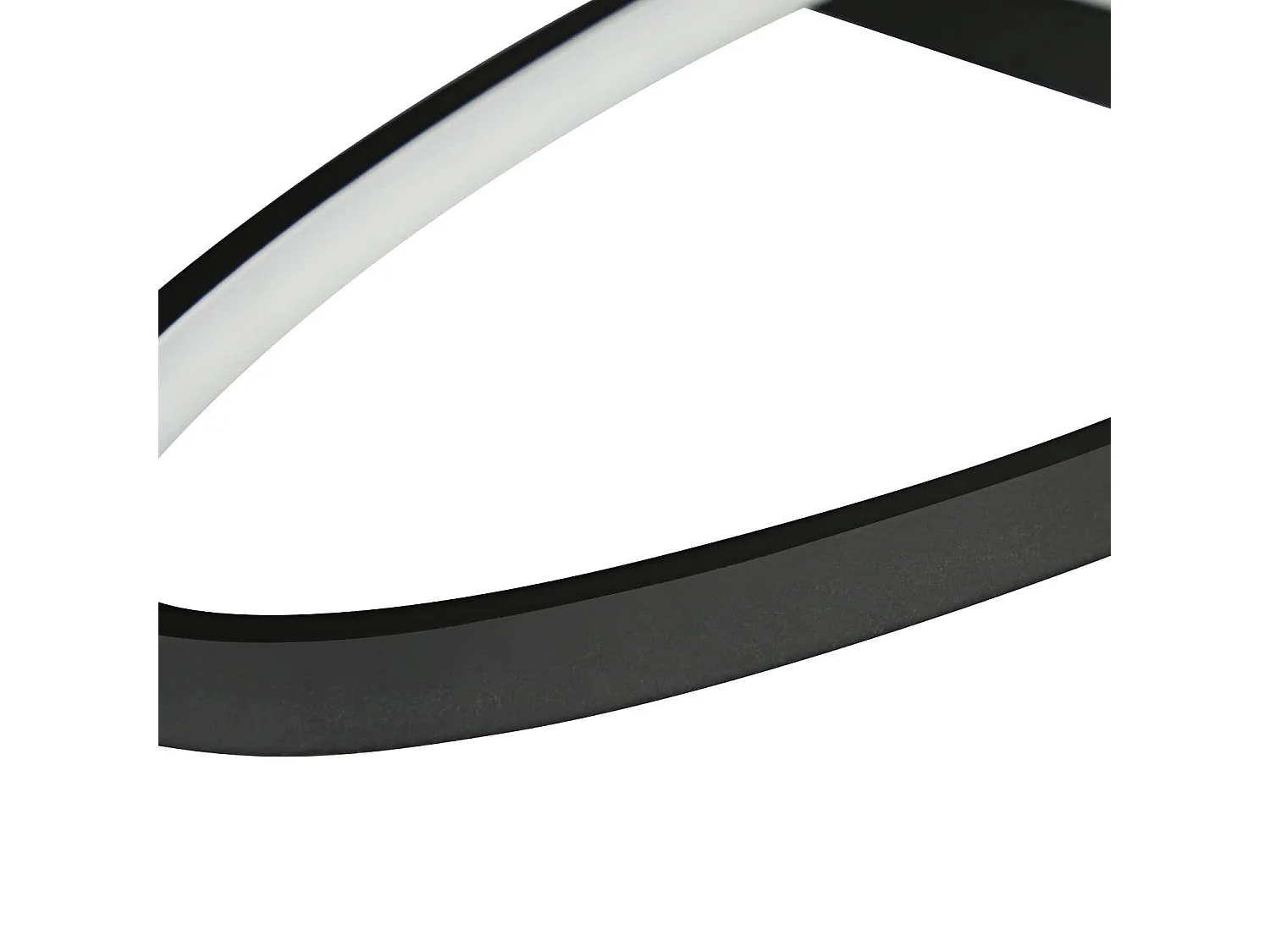 Schwarze 75W dimmbare LED-Deckenleuchte mit Fernbedienung Moderne Innen für