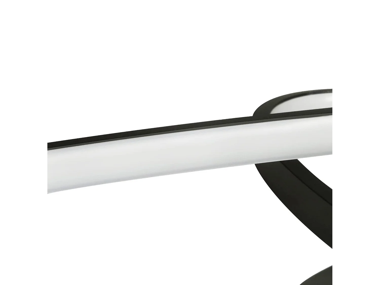 Schwarze 75W dimmbare LED-Deckenleuchte mit Fernbedienung Moderne Innen für