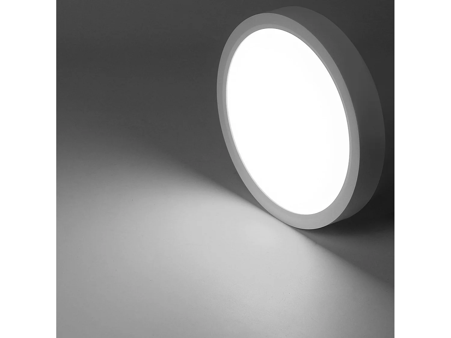 NETTLIFE badkamer plafonnière - wit - rond - klein - Blauw licht - 15 W - ⌀22cm