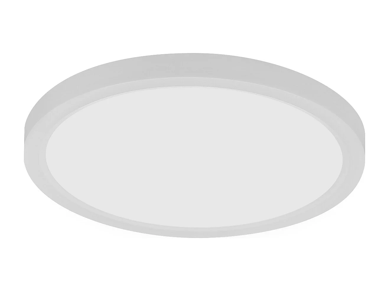 NETTLIFE Plafonnier LED Blanc Froid 15W Lampe 22CM Rond IP44 Blanc Plat Étanche Lampe de Cuisine pour Salle de Bain Couloir Chambre