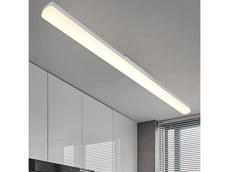 NETTLIFE LED Plafondlamp wit 4000K neutraal wit  daglichtlamp 90CM 36W rechthoekig keukenlamp 3240LM