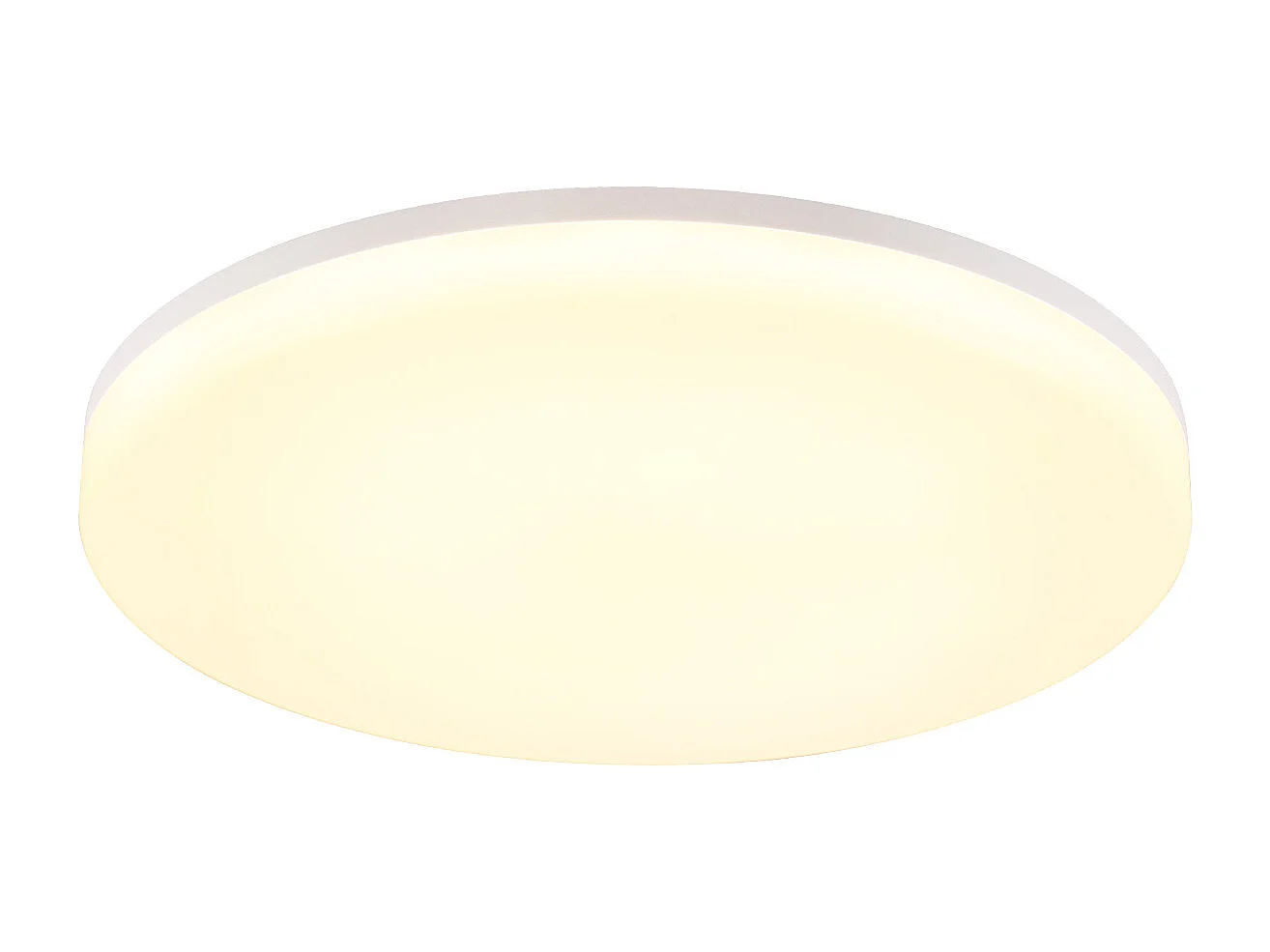 NETTLIFE Plafonnier LED 18W 22CM Rond IP54 Plat Dimmable Chambre Salle de Bain Lampe avec Télécommande pour Couloir de Cuisine