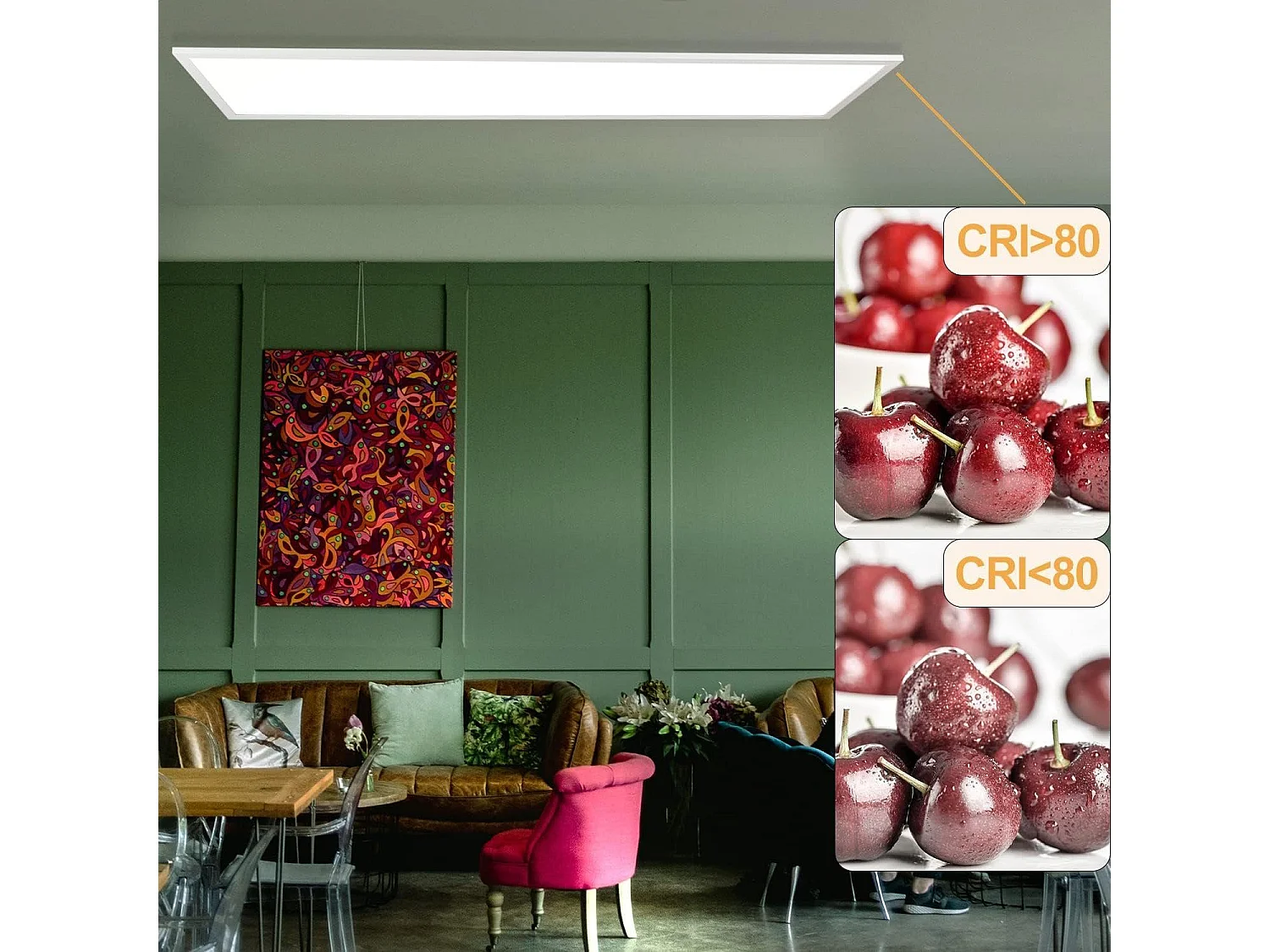 NETTLIFE biała lampa sufitowa LED z możliwością ściemniania Panel 120x30CM z pilotem 48W nowoczesna lampka nocna lampa do sypialni do salonu biuro kuchnia