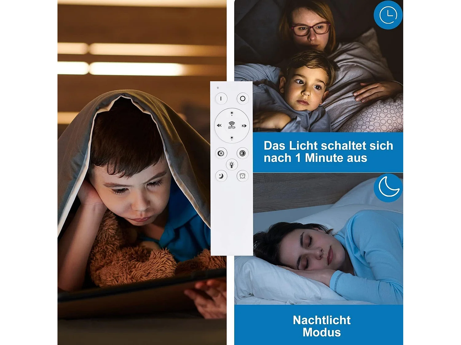 NETTLIFE Plafonnier LED Salon Noir Lampe de Cuisine 33 W Dimmable avec Télécommande Lampe Design Moderne Lampe Ronde pour Chambre Couloir