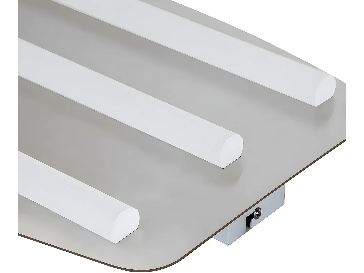 NETTLIFE Plafondlamp LED – Wit – rechthoekig - 3-lichts – 3000K Warm wit Licht - 17W - Moderne Plafondverlichting – Metaal - voor Woonkamer | Slaapkamer | Gang