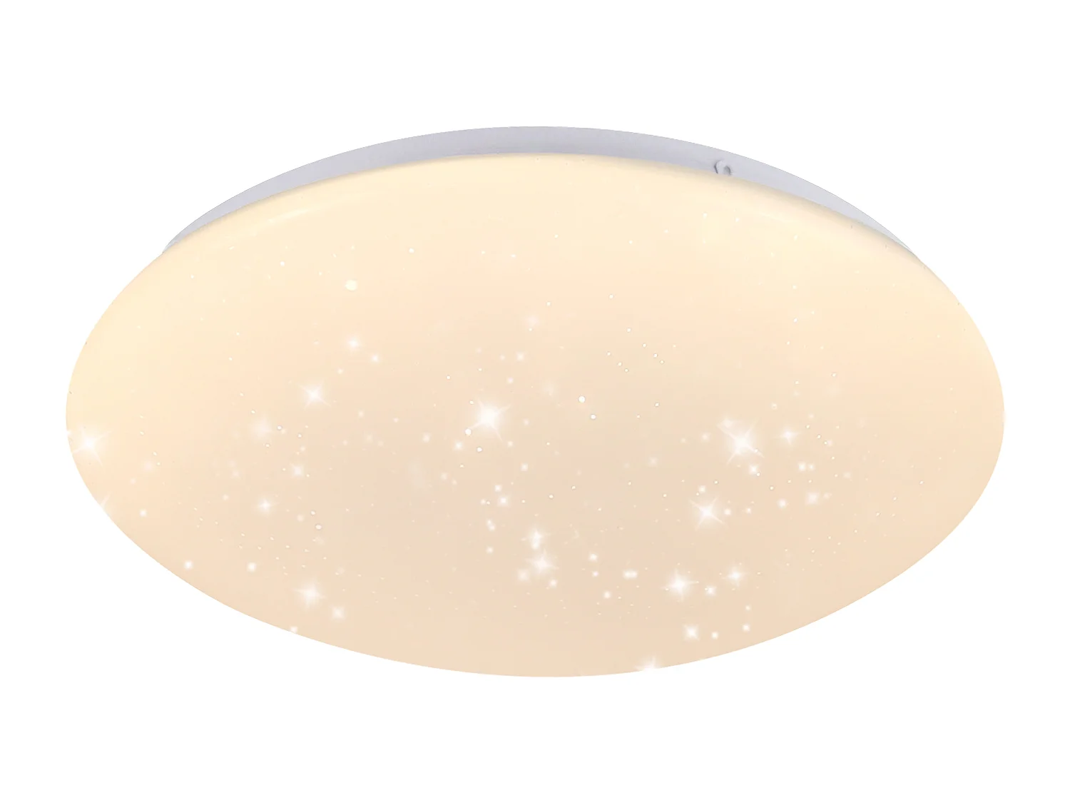 NETTLIFE Plafonnier LED 30cm, ciel étoilé de bain chaud rond 18 W lampe de IP44 pour chambre d'enfant cuisine couloir salle de bain salon