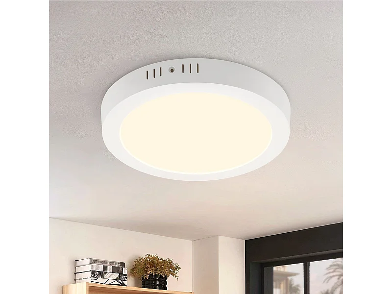 Moderne runde LED-Deckenleuchte, weiße Flurlampe, 3000 K, 18 W, IP44, wasserdicht