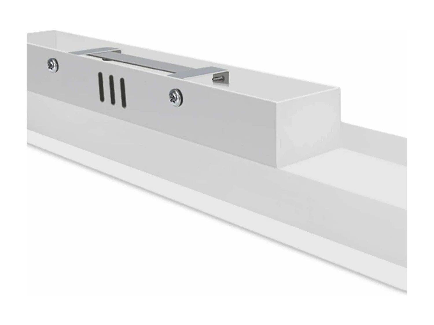 NETTLIFE Plafonnier LED à intensité variable avec télécommande 60 cm 23 W Bureau Couloir Moderne Salon Blanc Chambre Cuisine Salle d'étude