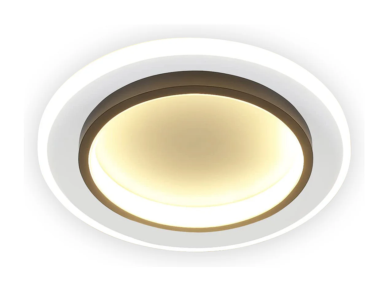 NETTLIFE Plafonnier LED Blanc 14W Rond lampe de couloir 3000K blanc chaud design moderne lampe de couloir plafonnier 23,5cm pour cuisine salon