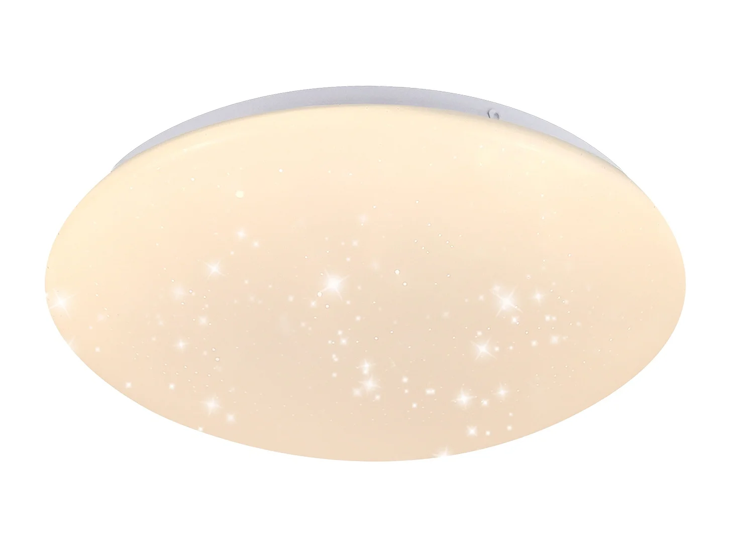 NETTLIFE Plafonnier LED 12 W 25 cm 3000 K Lampe de Lampe de Cuisine Ciel étoilé Blanc Chaud Rond pour Couloir Chambre
