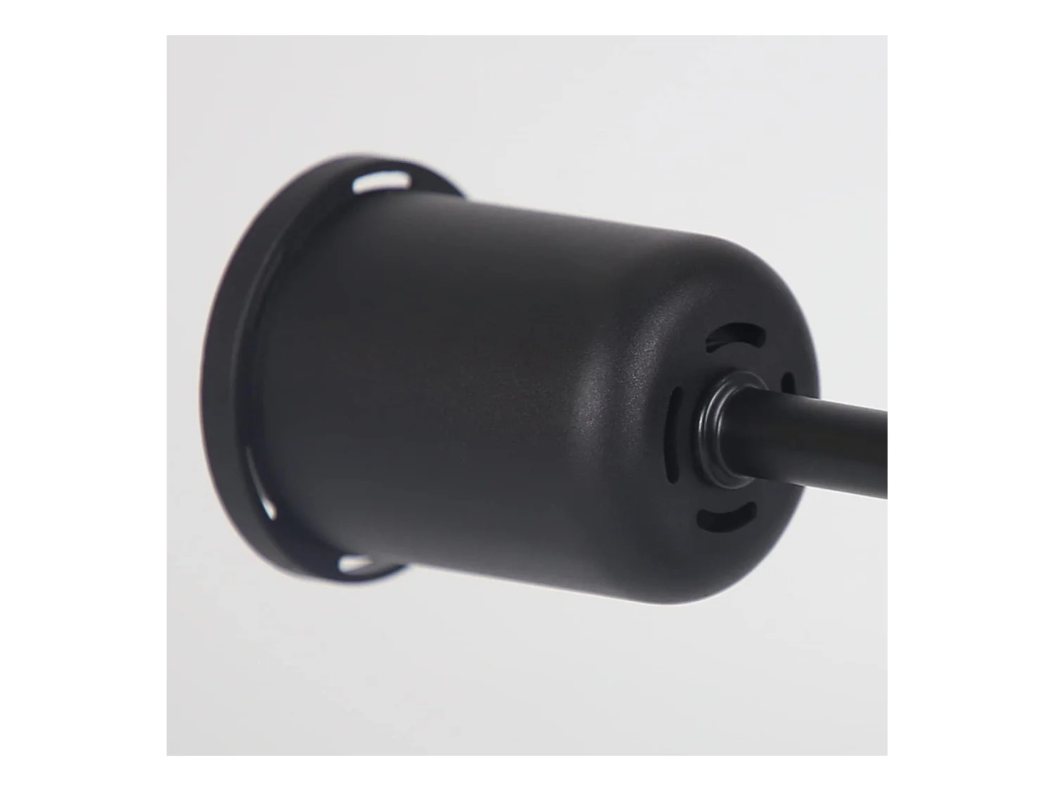 NETTLIFE Plafonnier 3 Spots noir Max.25W E27 vintage pour salon chambre salle à manger style rustique industriel sans ampoule