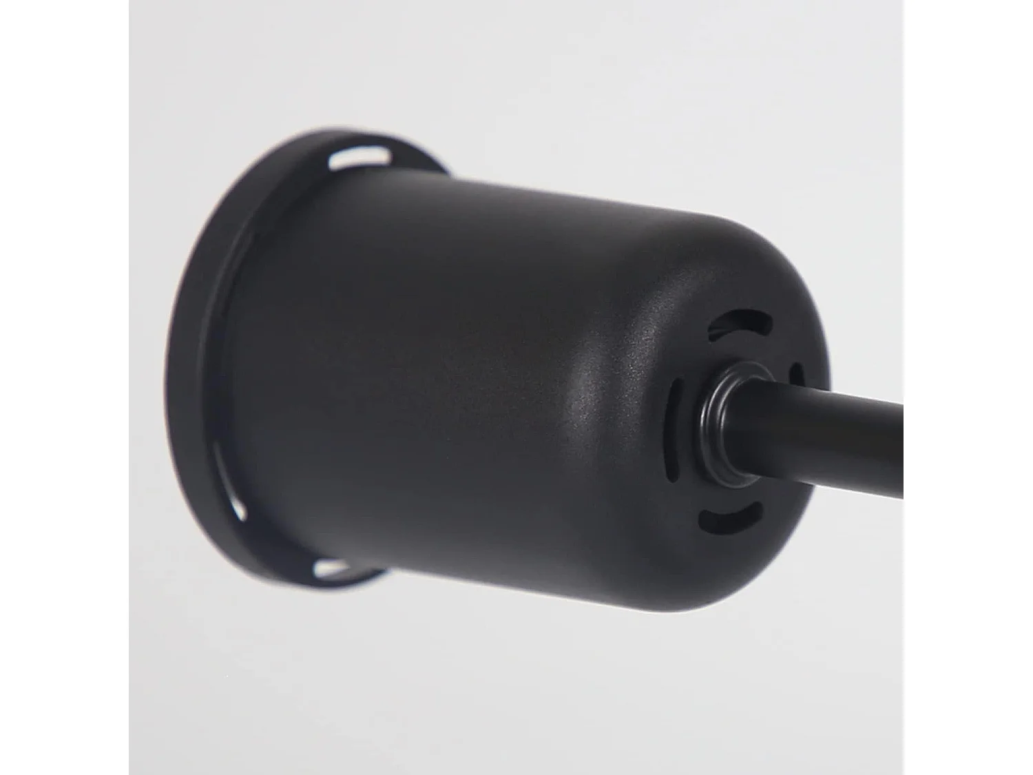 NETTLIFE Plafonnier 3 Spots noir Max.25W E27 vintage pour salon chambre salle à manger style rustique industriel sans ampoule