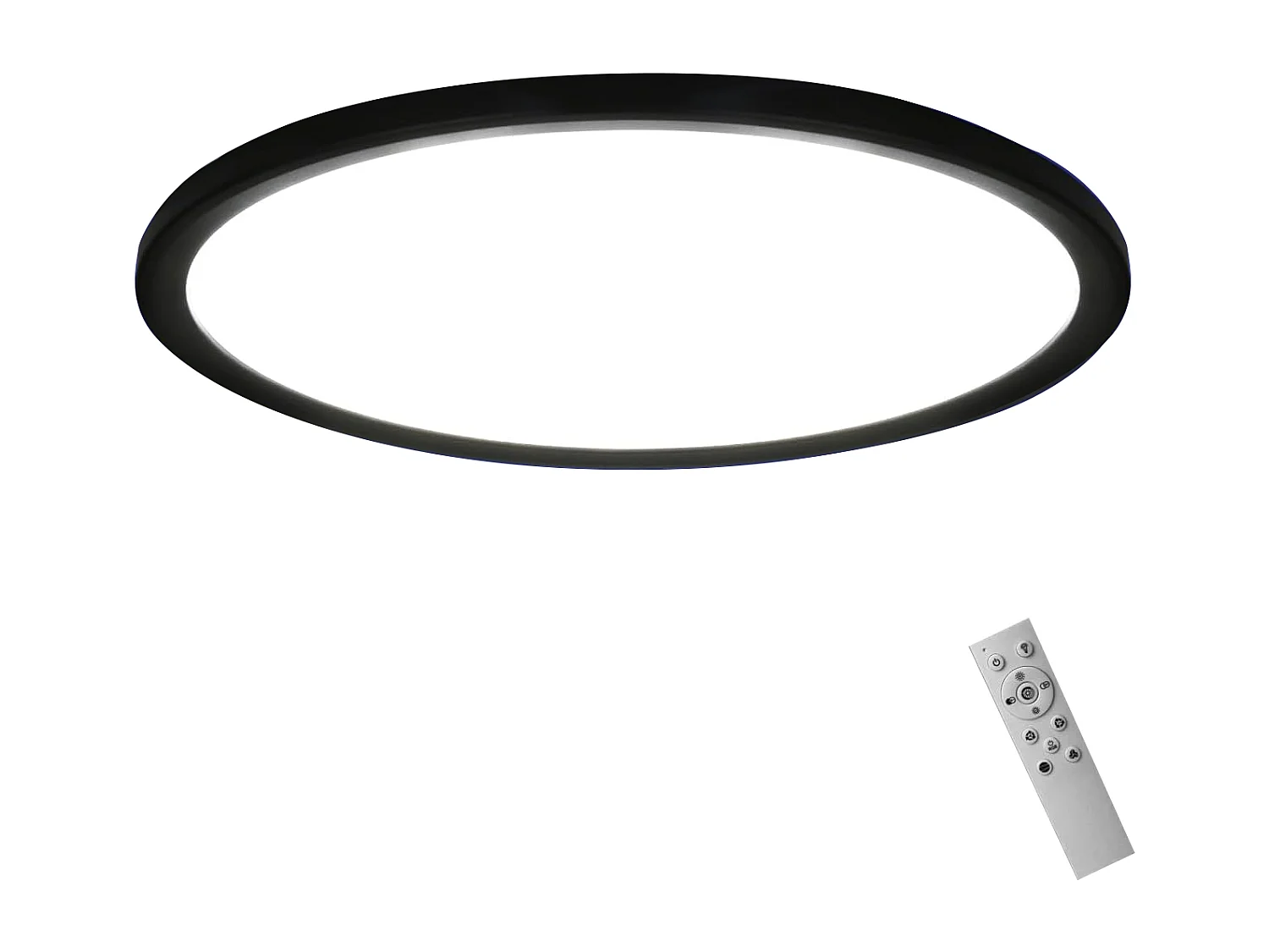 NETTLIFE Plafonnier LED à couleur changeante  avec télécommande à intensité variable Diamètre 30 cm pour chambre à coucher, salle de bain, couloir