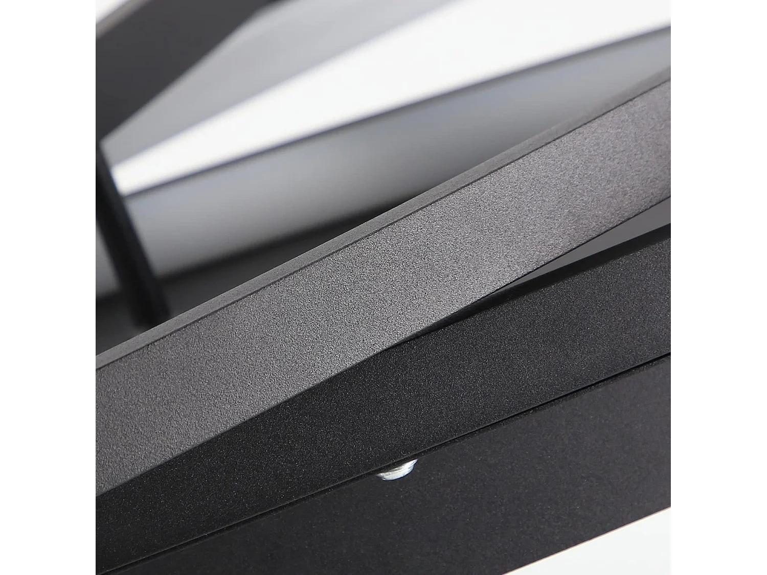 NETTLIFE LED Deckenleuchte Wohnzimmer 76W Wohnzimmerlampe Schwarz Lampe mit Fernbedienung Modernes Design Schlafzimmerlampe für Küche Flur Büro