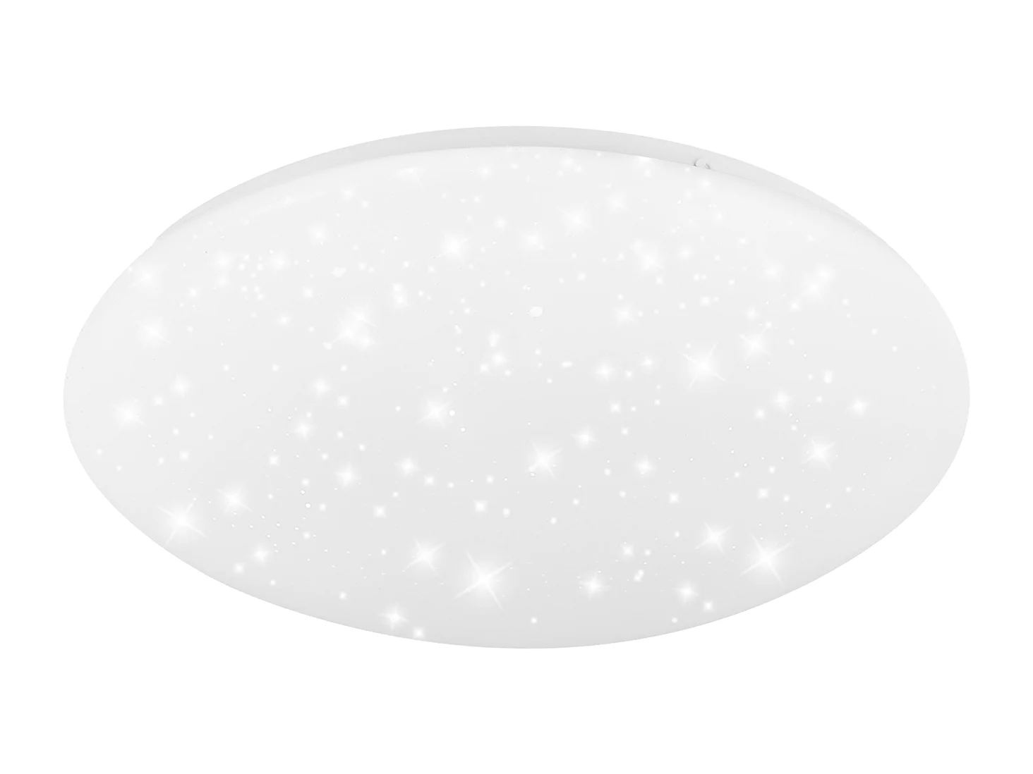 NETTLIFE Plafonnier LED chambre 30cm 6000K ciel étoilé rond 18W IP44 lampe de salle de bain pour salon chambre d'enfant cuisine