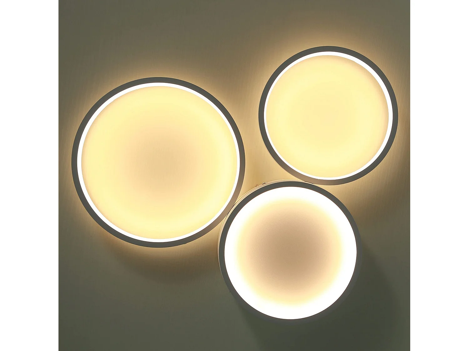 NETTLIFE LED Deckenleuchte Warmweiß Schlafzimmer 22W Moderne Lampe Dekoration für Wohnzimmer Kinderzimmer Flur Esszimmer Küche