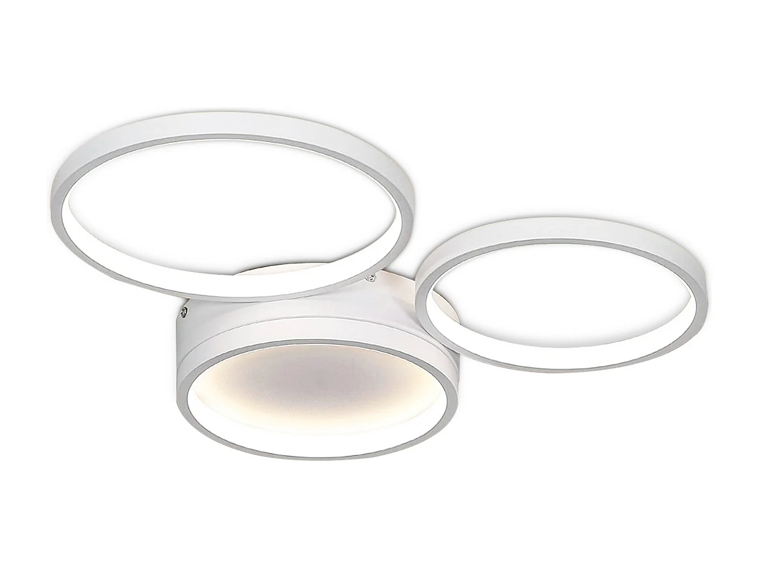 NETTLIFE Plafonnier LED Blanc Chaud Chambre 22 W Lampe Moderne Décoration pour Salon Chambre d'enfant Couloir Salle à Manger Cuisine