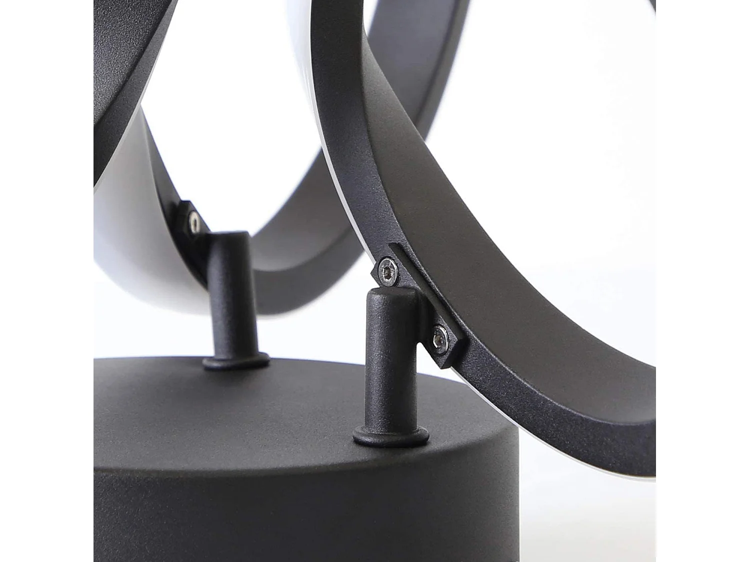 NETTLIFE Plafonnier LED noir 31cm, 19 W intérieur 3000 K blanc chaud pour couloir, bureau, bureau, salon, chambre