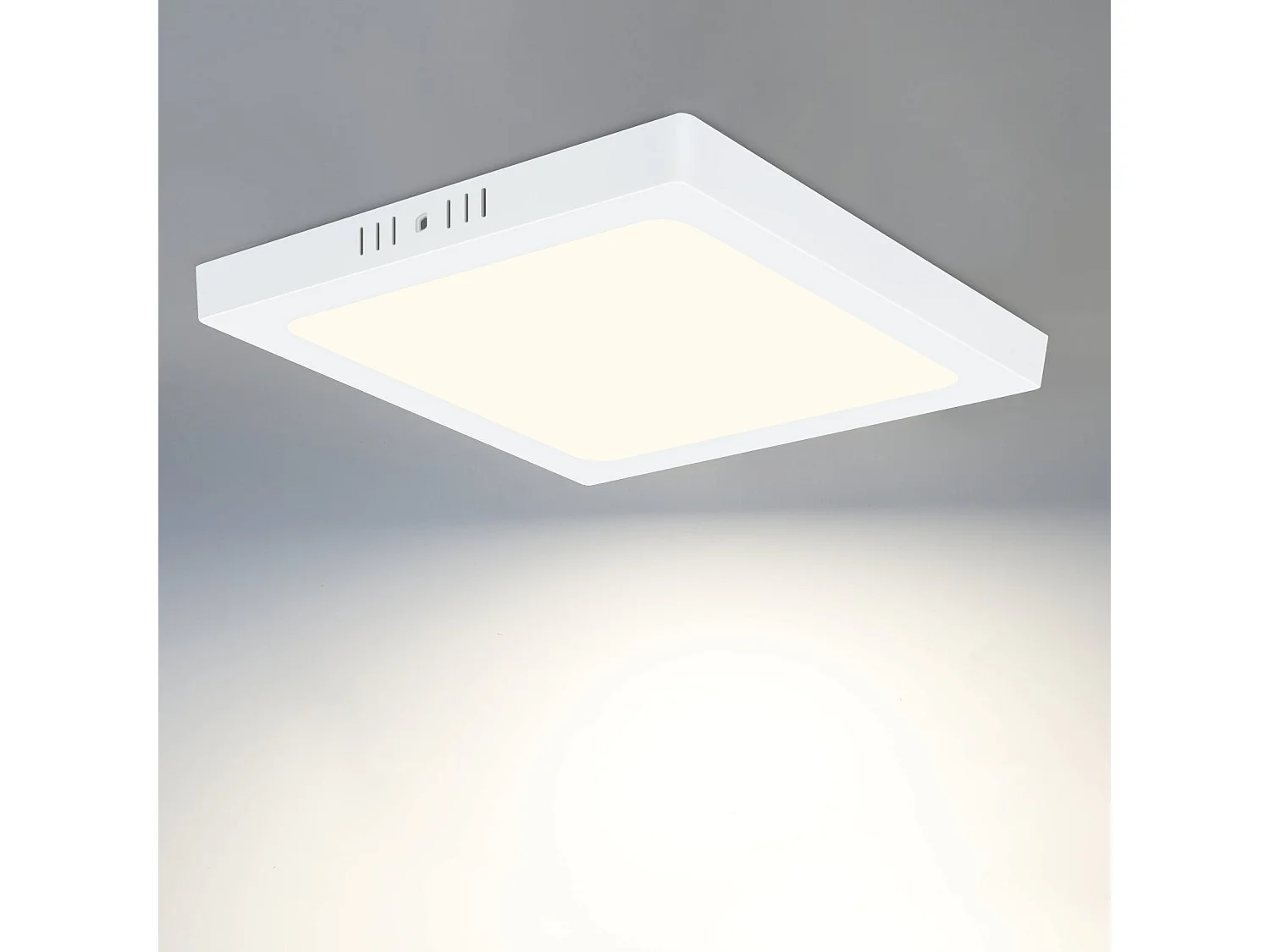 LED Deckenleuchte 4000k 18w Weiß 23cm Ip44 Modern Quadratisch Neutralweiß Wasserdicht Für