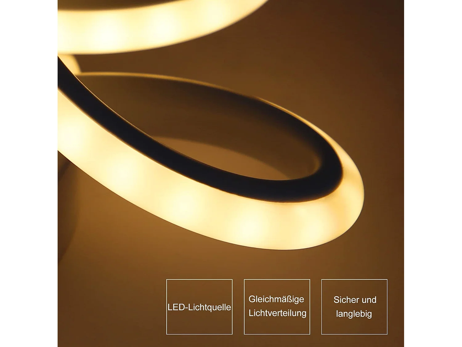 NETTLIFE Plafonnier LED Noir 17W 3000K Lampe de Couloir Moderne Blanc Chaud Géométrie Design Métal pour Couloir Entrée Chambre Cuisine