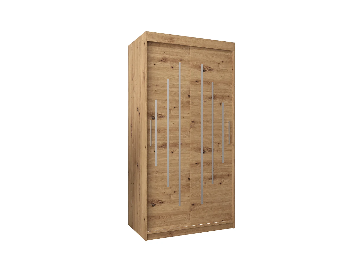 YORK KLEDINGKAST MET SCHUIFDEUREN 200/100/62 2 deuren (artisan/artisan)