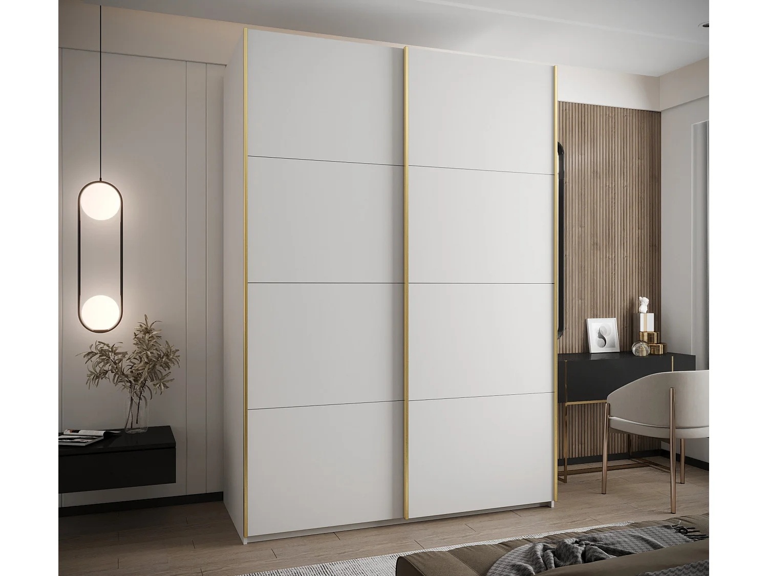 Armário Lux 1 com portas de batente 170