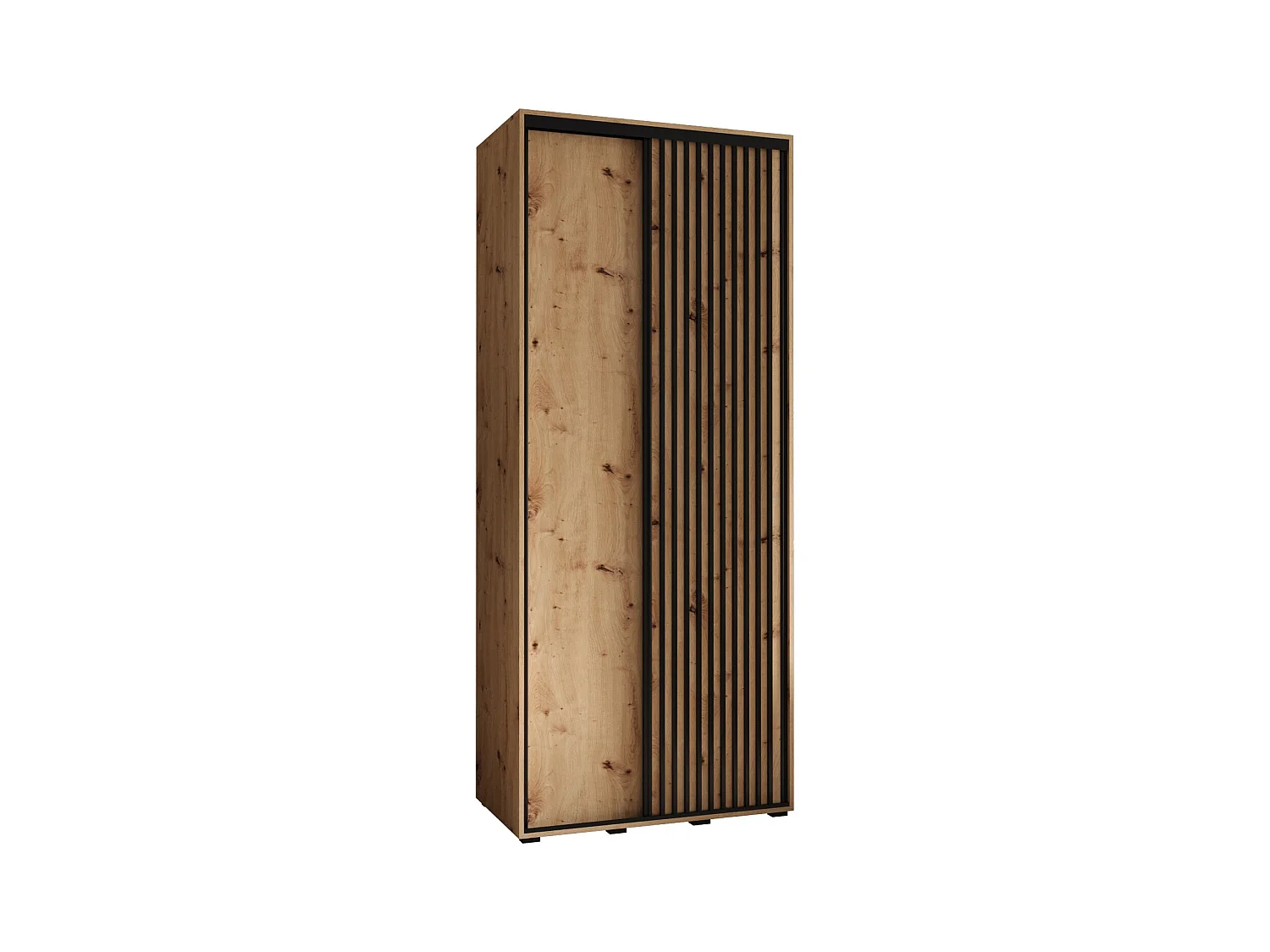 ARMADIO SAPPORO 1 AD ANTE SCORREVOLI 205,2/120/45 2 porte (Artisan/Artisan)