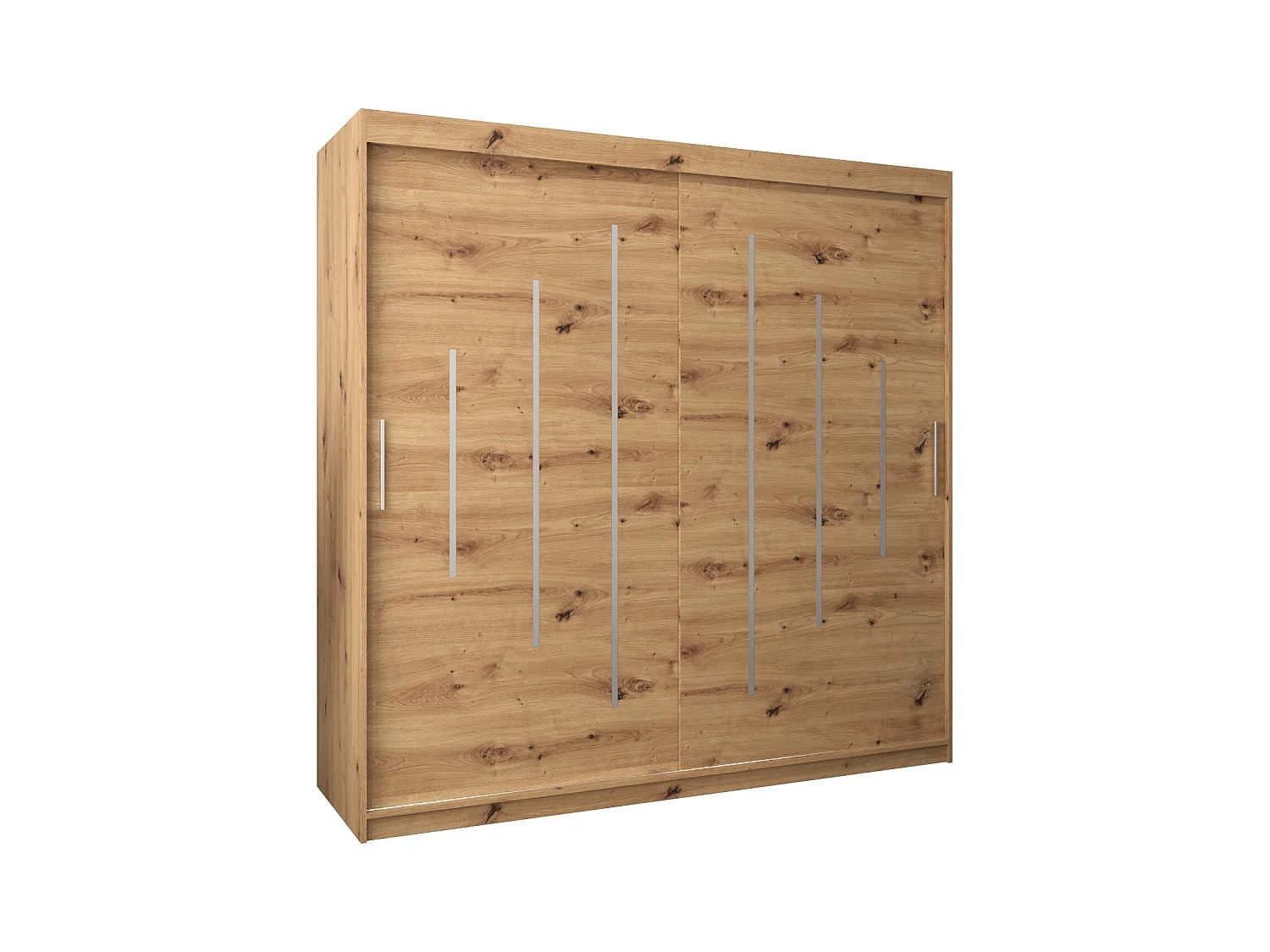 ARMOIRE YORK À PORTES COULISSANTES 200/200/62 2 Portes (Artisan/Artisan)