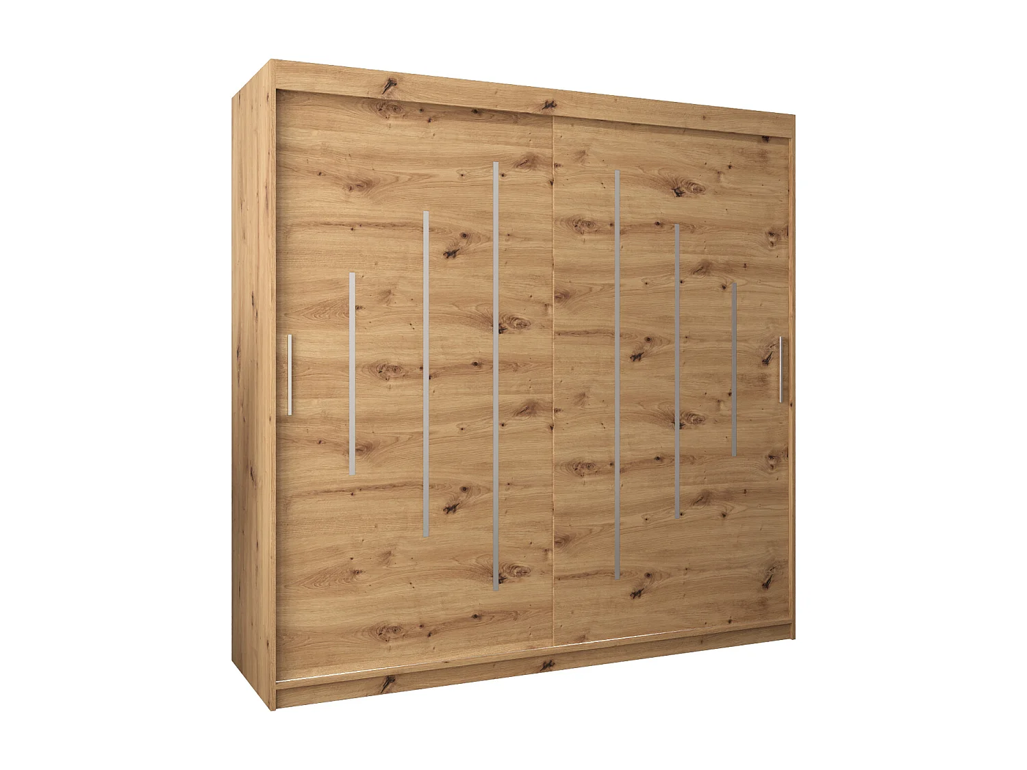 YORK KLEDINGKAST MET SCHUIFDEUREN 200/200/62 2 deuren (artisan/artisan)