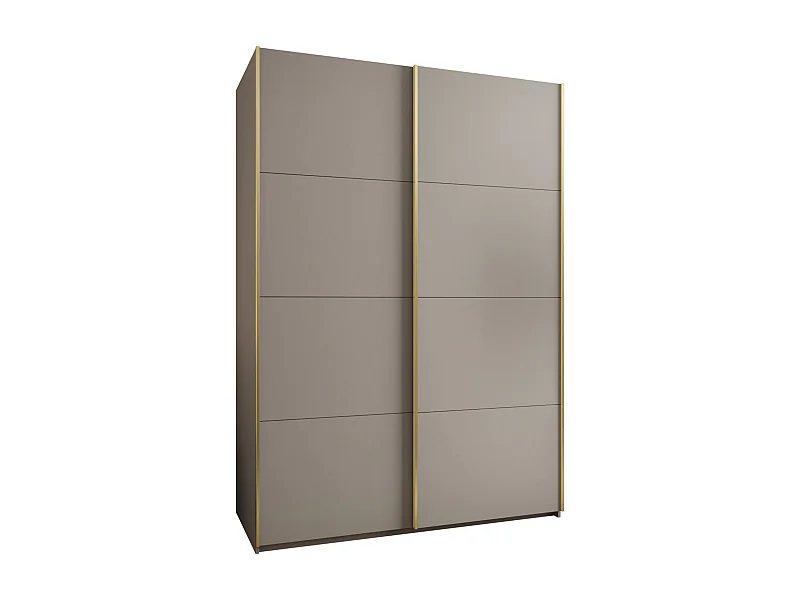 Armadio Lux 1 245,5/170/64 (Cachemire/Cachemire/Gold)