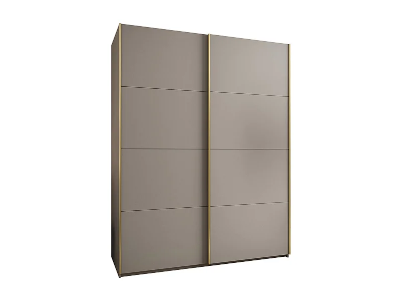 Armadio Lux 1 245,5/190/64 (Cachemire/Cachemire/Gold)