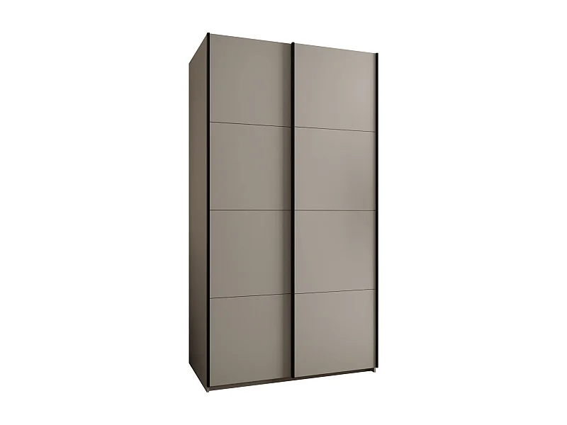 Armoire Lux 1 245,5/140/64 (Cachemire/Cachemire/Noir)
