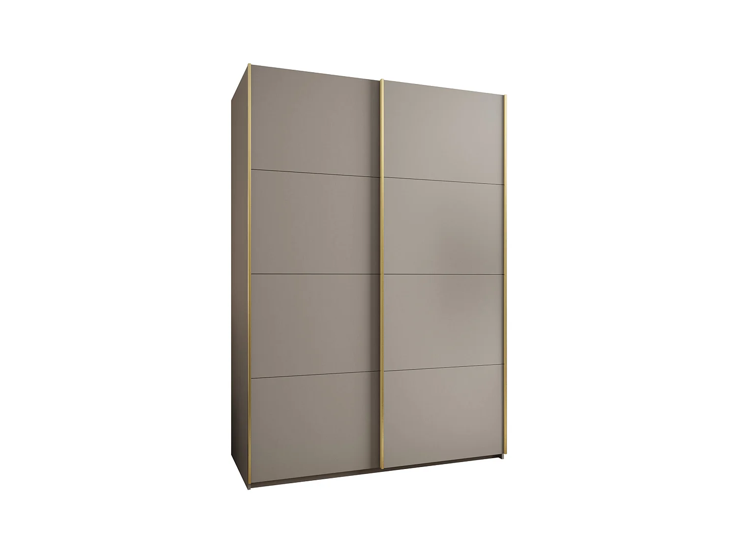 Armoire Lux 1 245,5/180/64 (Cachemire/Cachemire/Or)