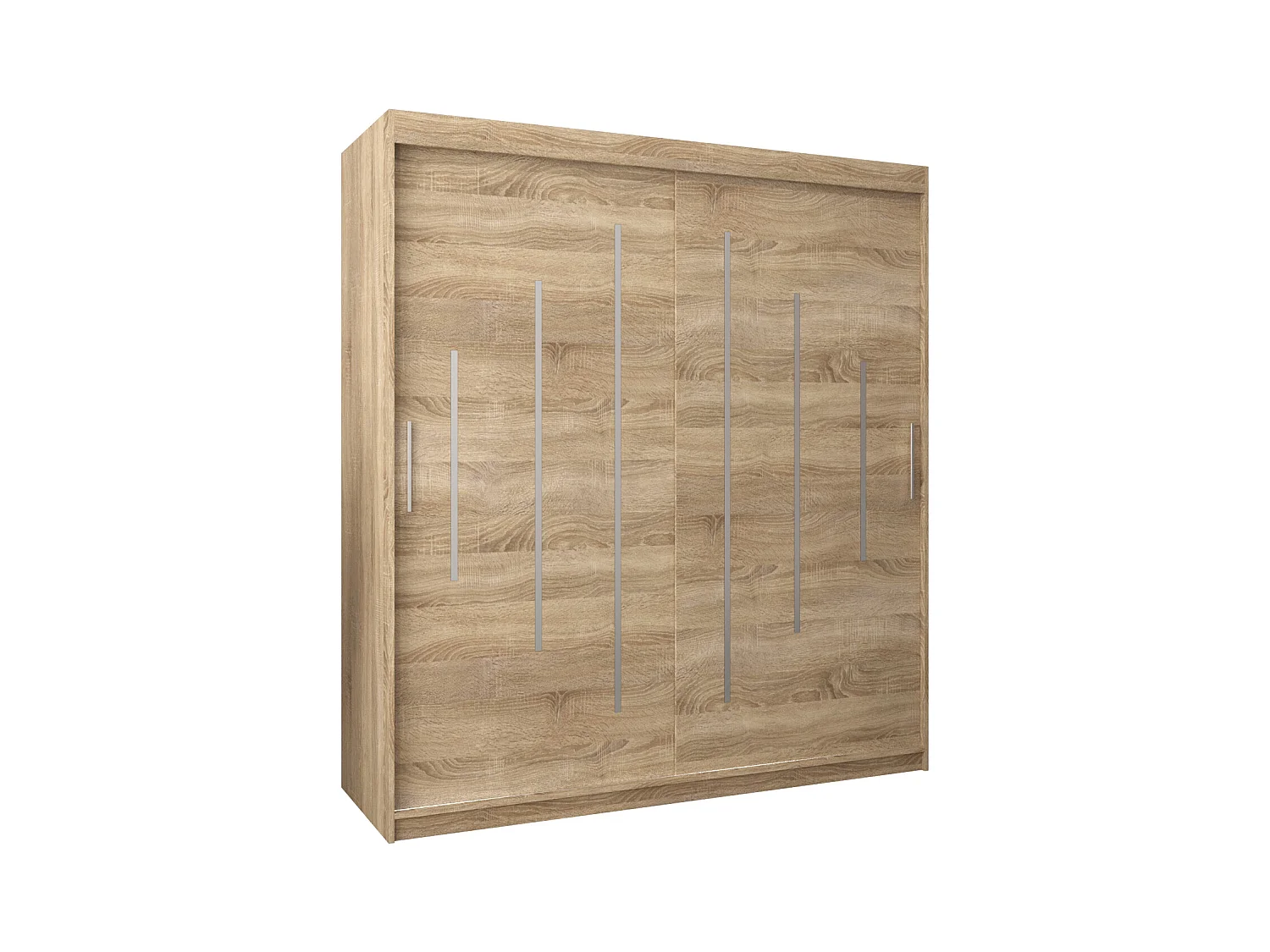 SCHWEBETÜRENSCHRANK YORK 200/180/62 2-türig (Sonoma/Sonoma)