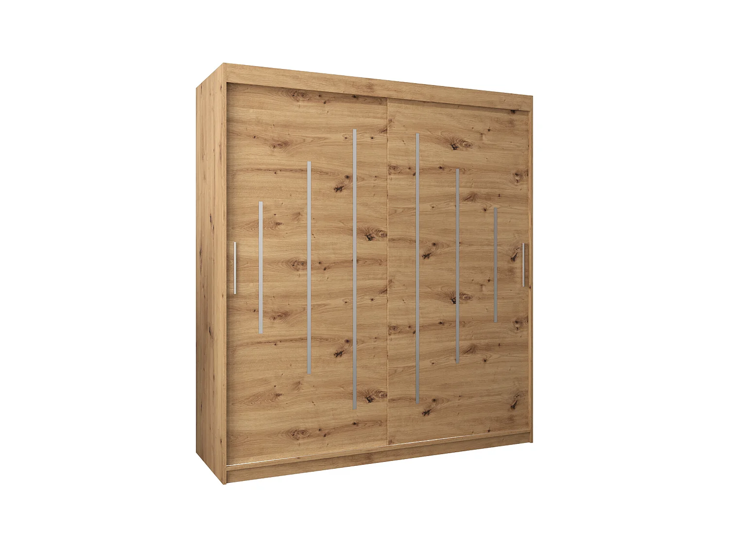 YORK KLEDINGKAST MET SCHUIFDEUREN 200/180/62 2 deuren (artisan/artisan)
