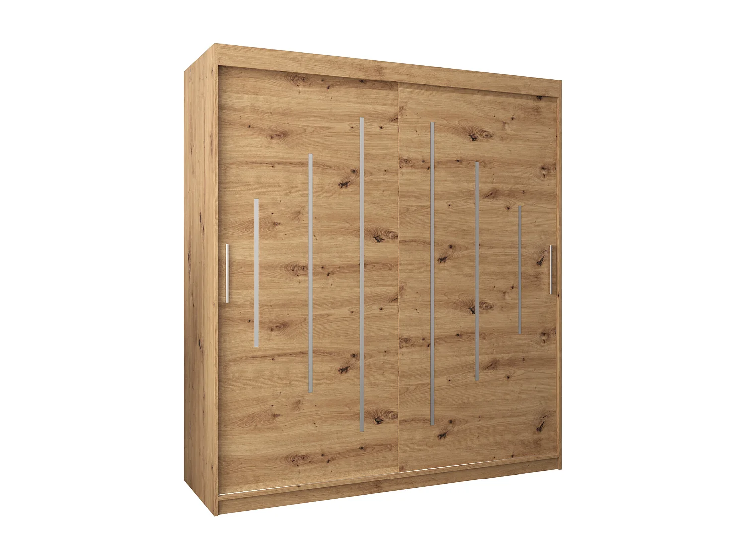 YORK KLEDINGKAST MET SCHUIFDEUREN 200/180/62 2 deuren (artisan/artisan)